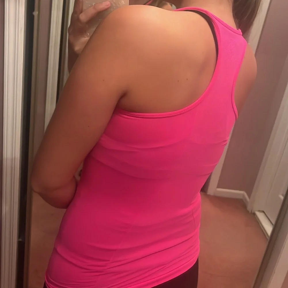 SO Pink Racerback Tank Size Small - Picture 3 of 7